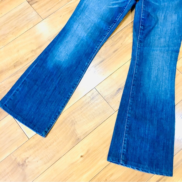 GAP sexy bootcut boot cut denim jeans blue super stretch trending 30 waist 4 - Picture 4 of 7